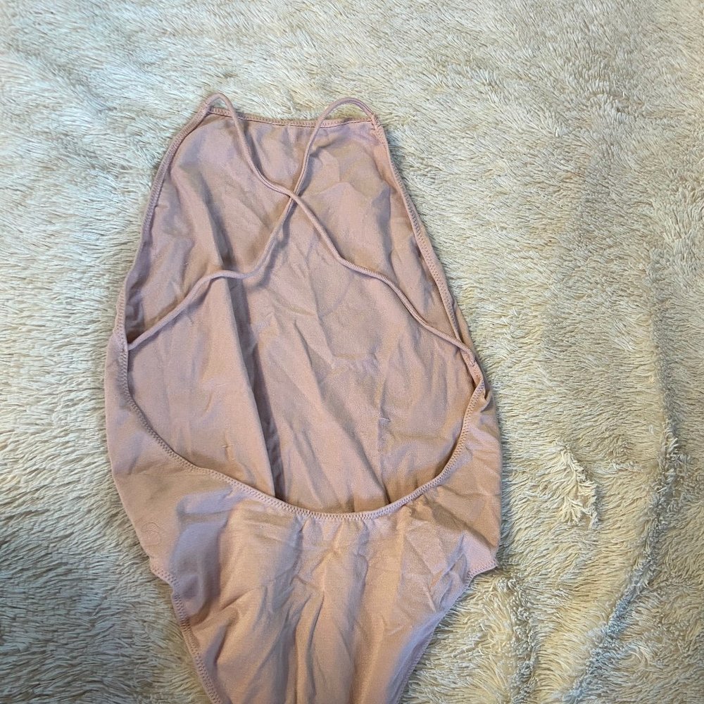 Blush pink bodysuit **NEVER WORN**